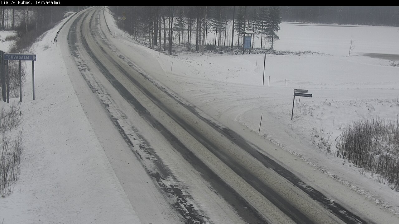 Weather Camera Image Road 76 Kuhmo, Tervasalmi, Kuhmo, Kainuu