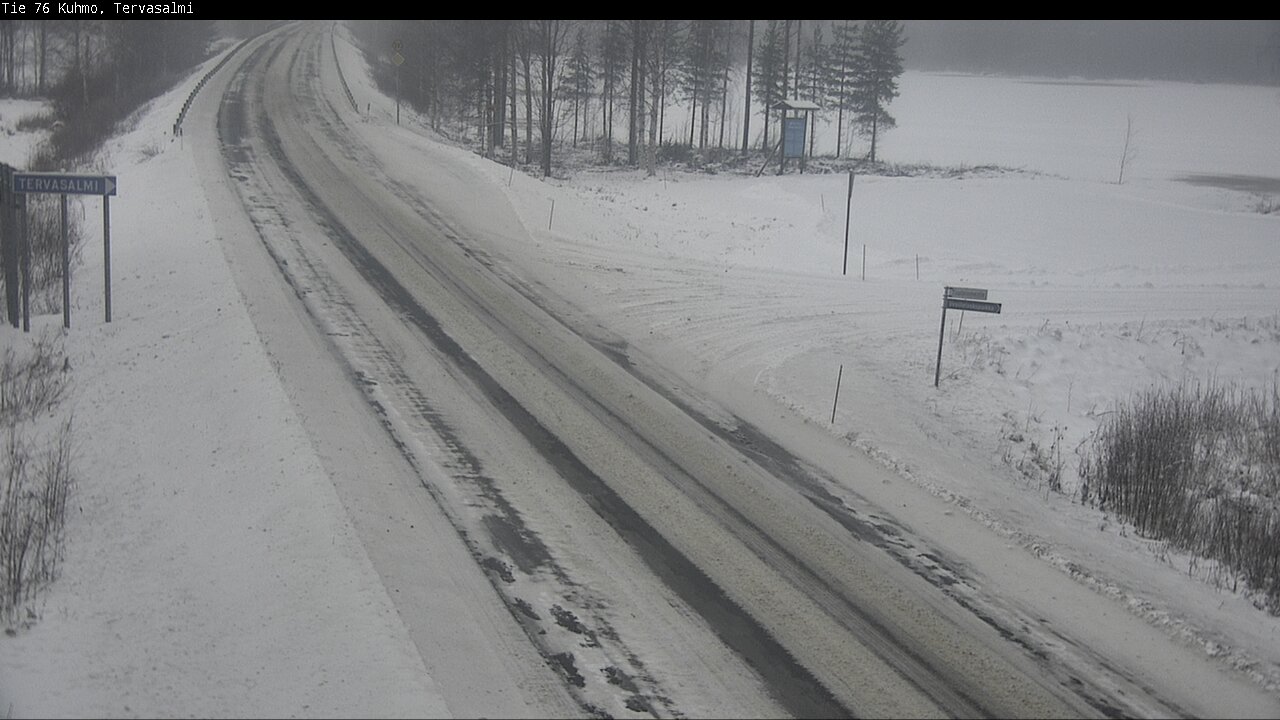 Weather Camera Image Road 76 Kuhmo, Tervasalmi, Kuhmo, Kainuu