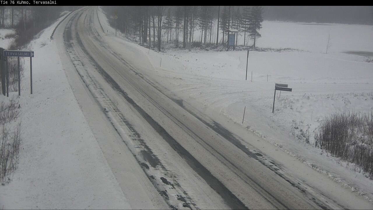 Weather Camera Image Road 76 Kuhmo, Tervasalmi, Kuhmo, Kainuu