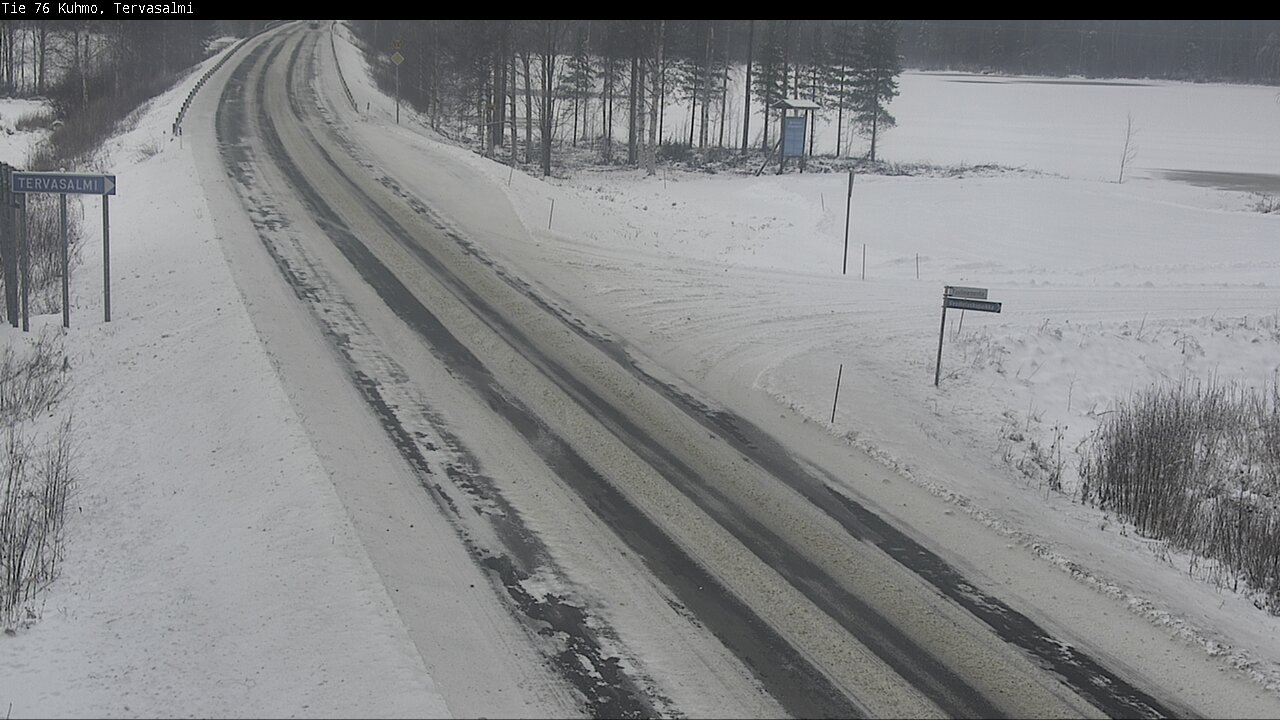 Weather Camera Image Road 76 Kuhmo, Tervasalmi, Kuhmo, Kainuu