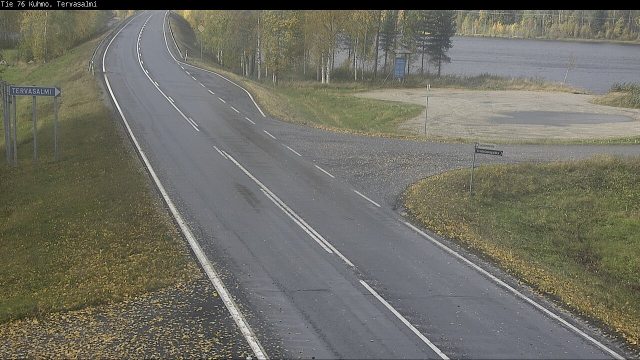 Weather Camera Image Väg 76 Kuhmo, Tervasalmi, Kuhmo, Kainuu