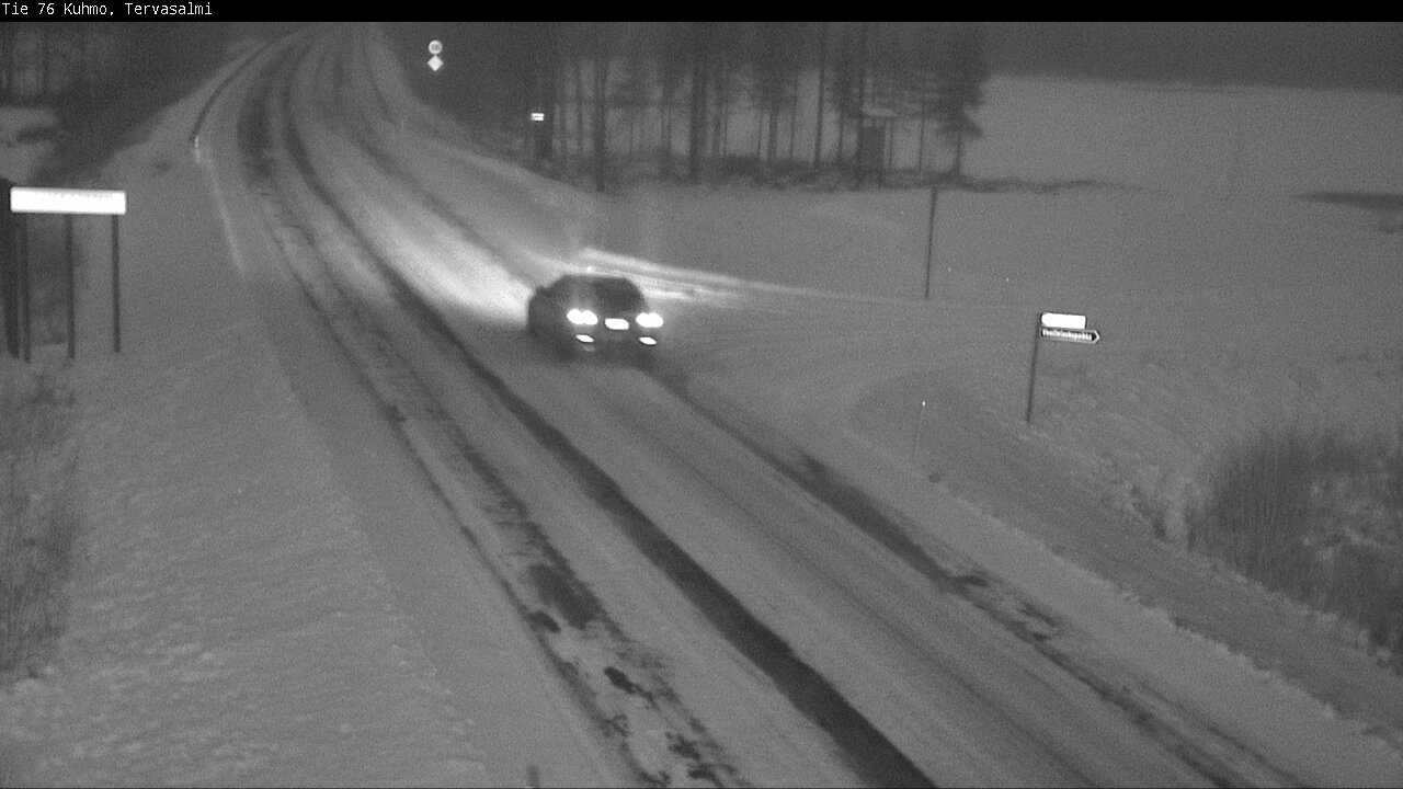 Weather Camera Image Road 76 Kuhmo, Tervasalmi, Kuhmo, Kainuu