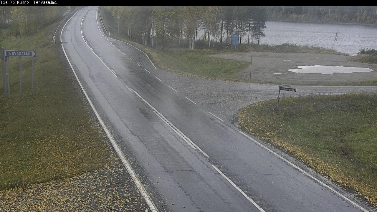 Weather Camera Image Väg 76 Kuhmo, Tervasalmi, Kuhmo, Kainuu