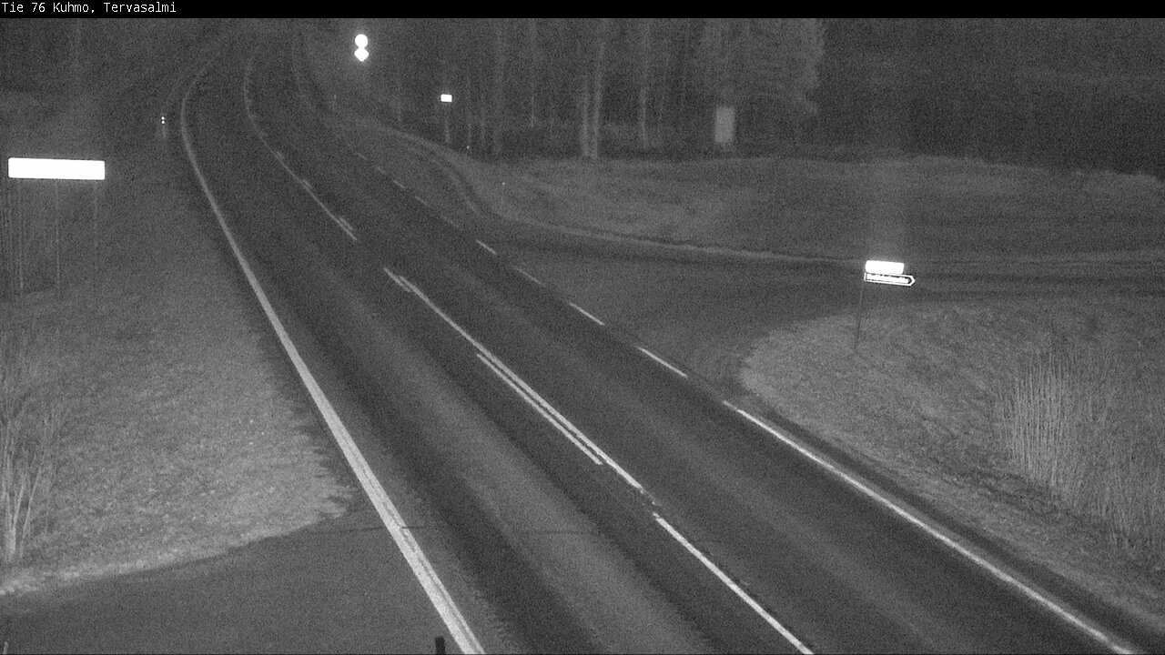 Weather Camera Image Road 76 Kuhmo, Tervasalmi, Kuhmo, Kainuu