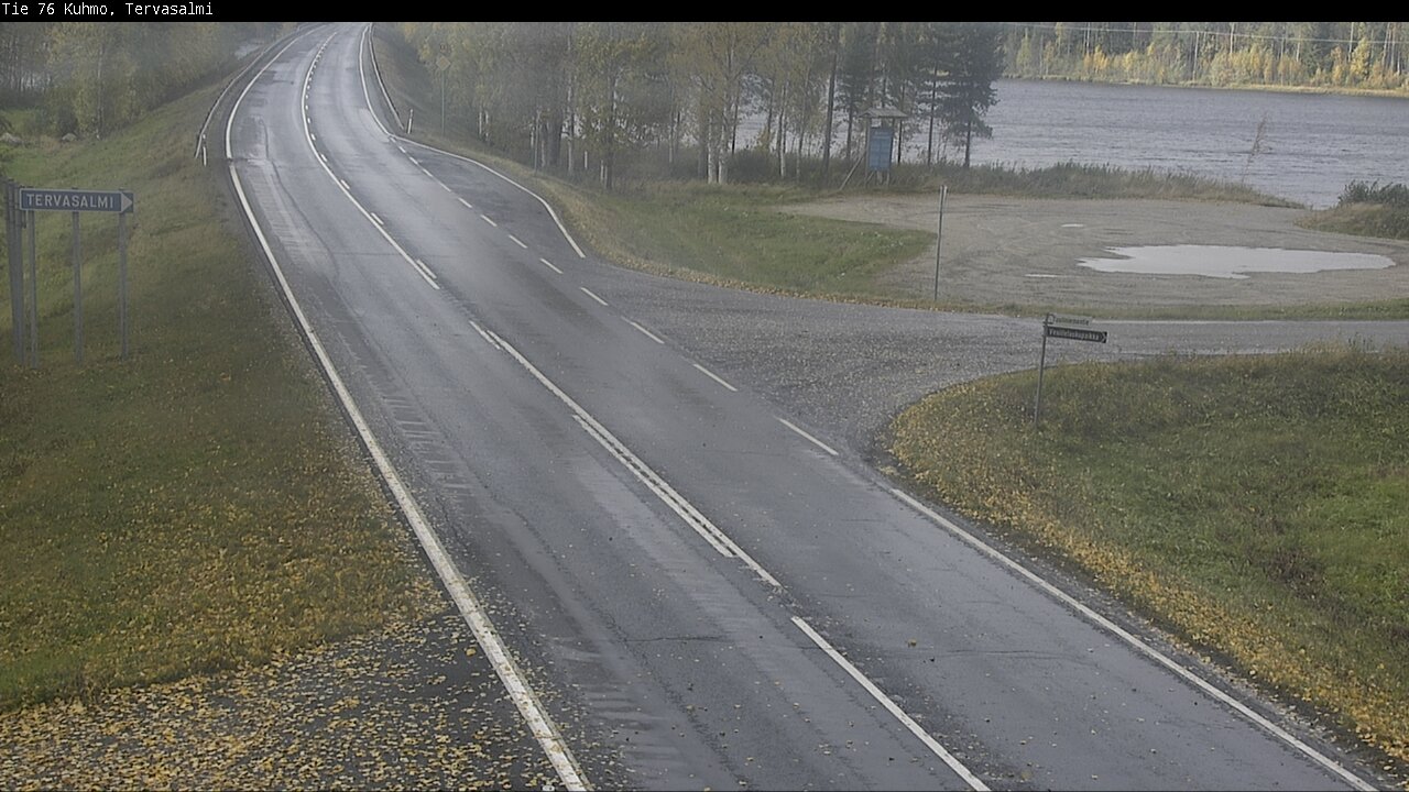 Weather Camera Image Väg 76 Kuhmo, Tervasalmi, Kuhmo, Kainuu