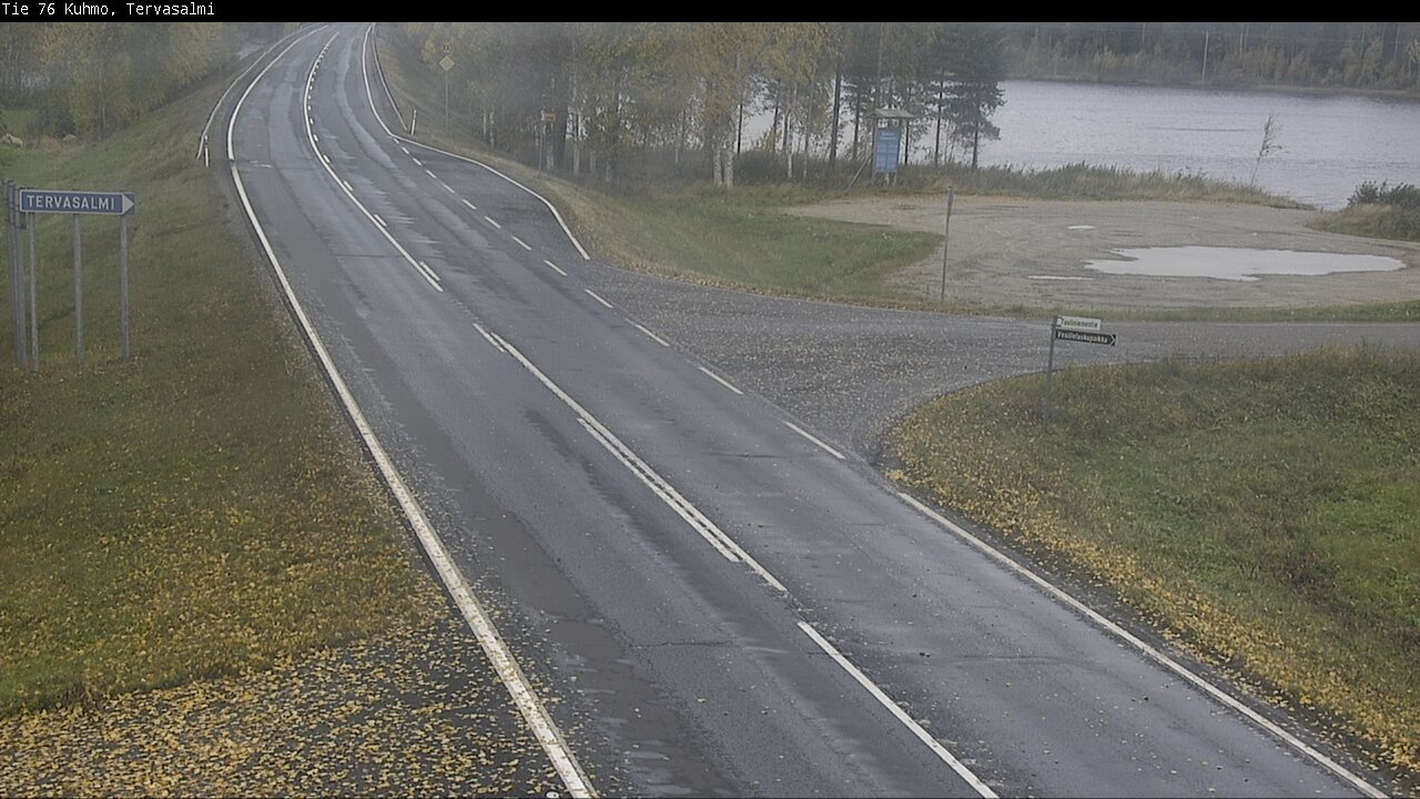 Weather Camera Image Väg 76 Kuhmo, Tervasalmi, Kuhmo, Kainuu