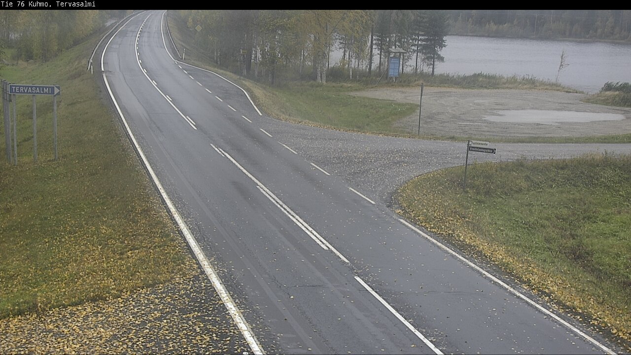 Weather Camera Image Väg 76 Kuhmo, Tervasalmi, Kuhmo, Kainuu