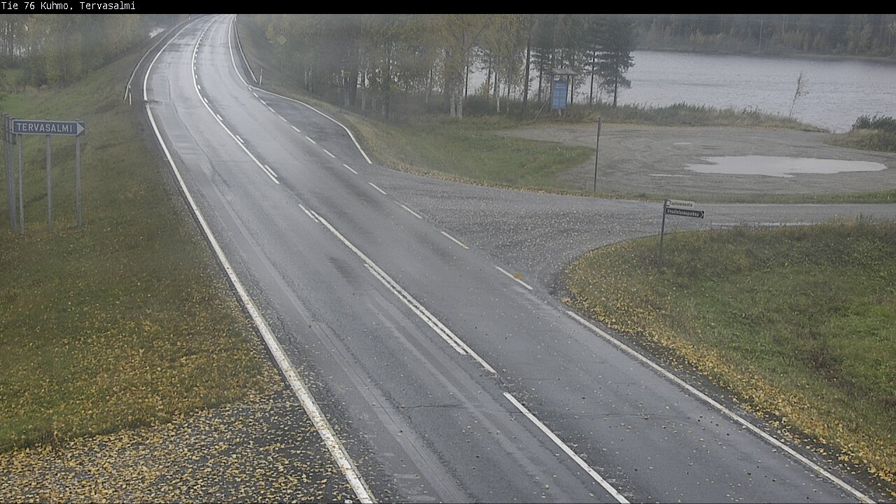 Weather Camera Image Väg 76 Kuhmo, Tervasalmi, Kuhmo, Kainuu