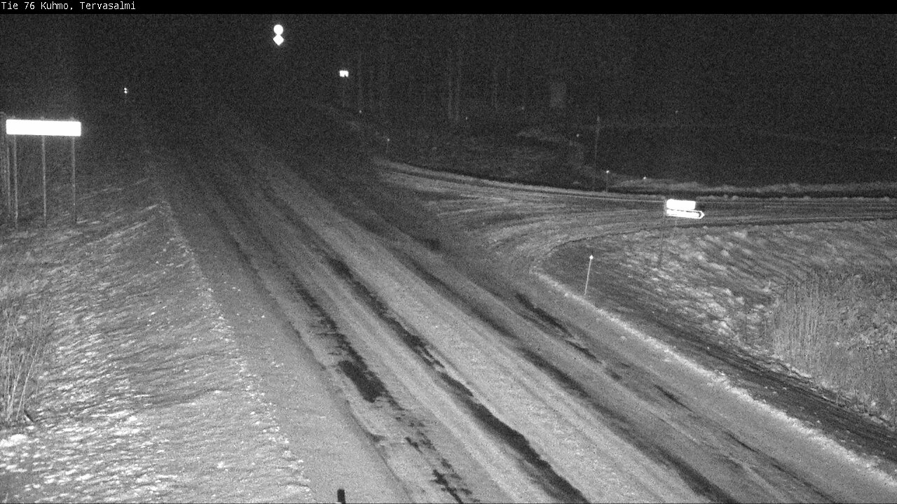 Weather Camera Image Road 76 Kuhmo, Tervasalmi, Kuhmo, Kainuu