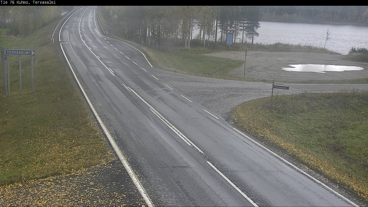 Weather Camera Image Väg 76 Kuhmo, Tervasalmi, Kuhmo, Kainuu
