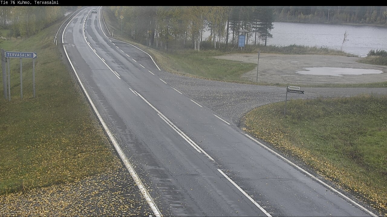 Weather Camera Image Väg 76 Kuhmo, Tervasalmi, Kuhmo, Kainuu