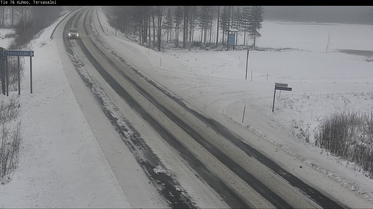 Weather Camera Image Road 76 Kuhmo, Tervasalmi, Kuhmo, Kainuu