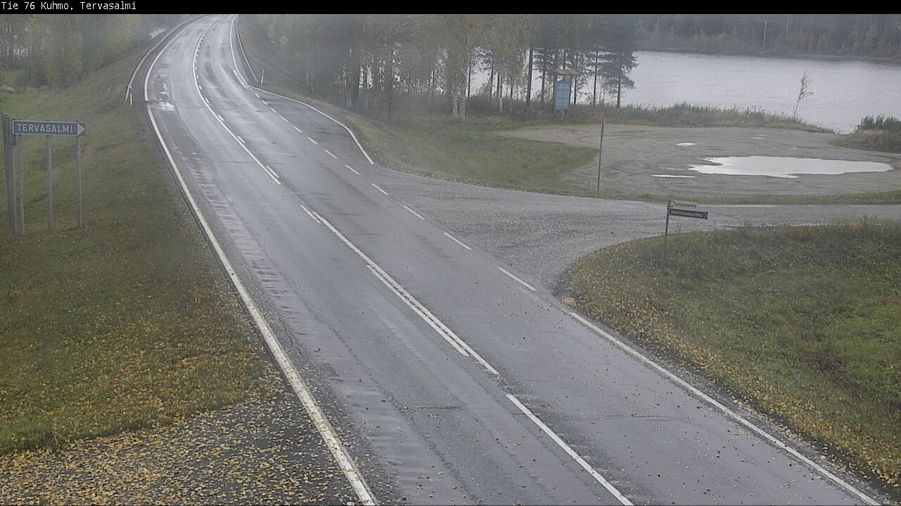 Weather Camera Image Väg 76 Kuhmo, Tervasalmi, Kuhmo, Kainuu
