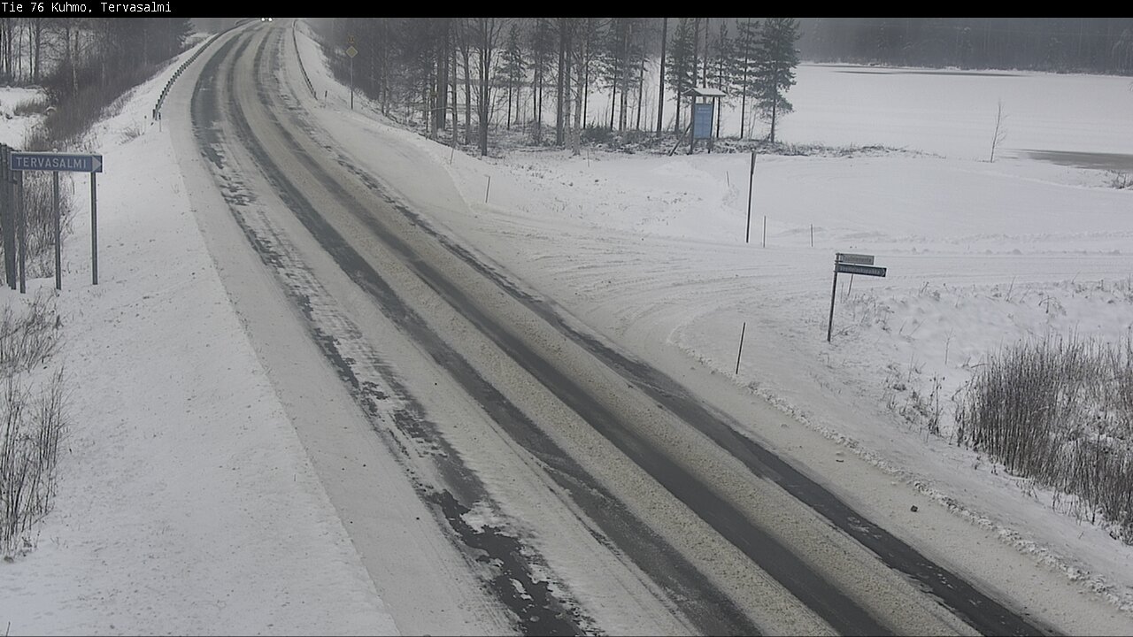 Weather Camera Image Road 76 Kuhmo, Tervasalmi, Kuhmo, Kainuu