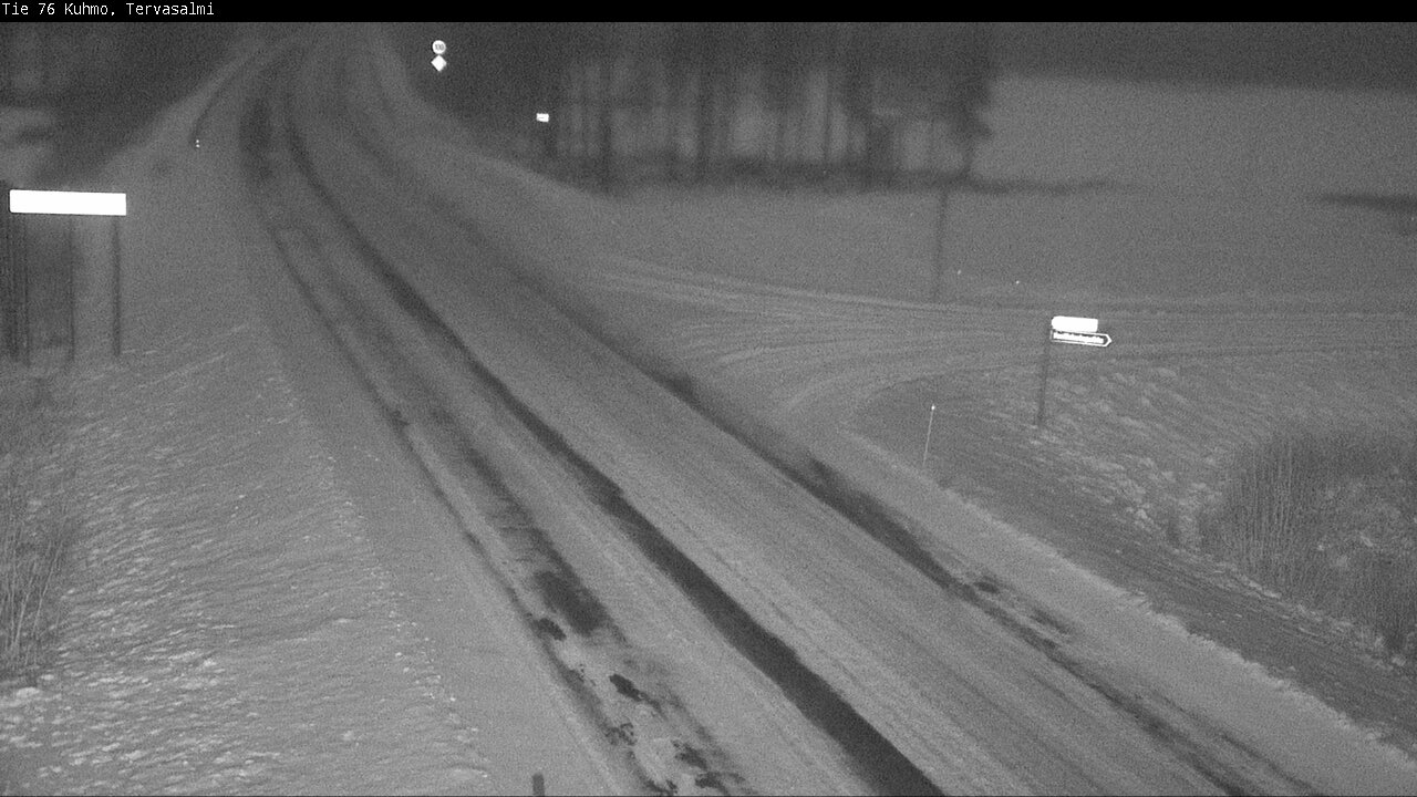 Weather Camera Image Road 76 Kuhmo, Tervasalmi, Kuhmo, Kainuu