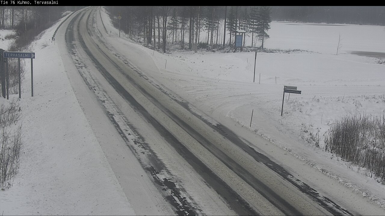 Weather Camera Image Road 76 Kuhmo, Tervasalmi, Kuhmo, Kainuu