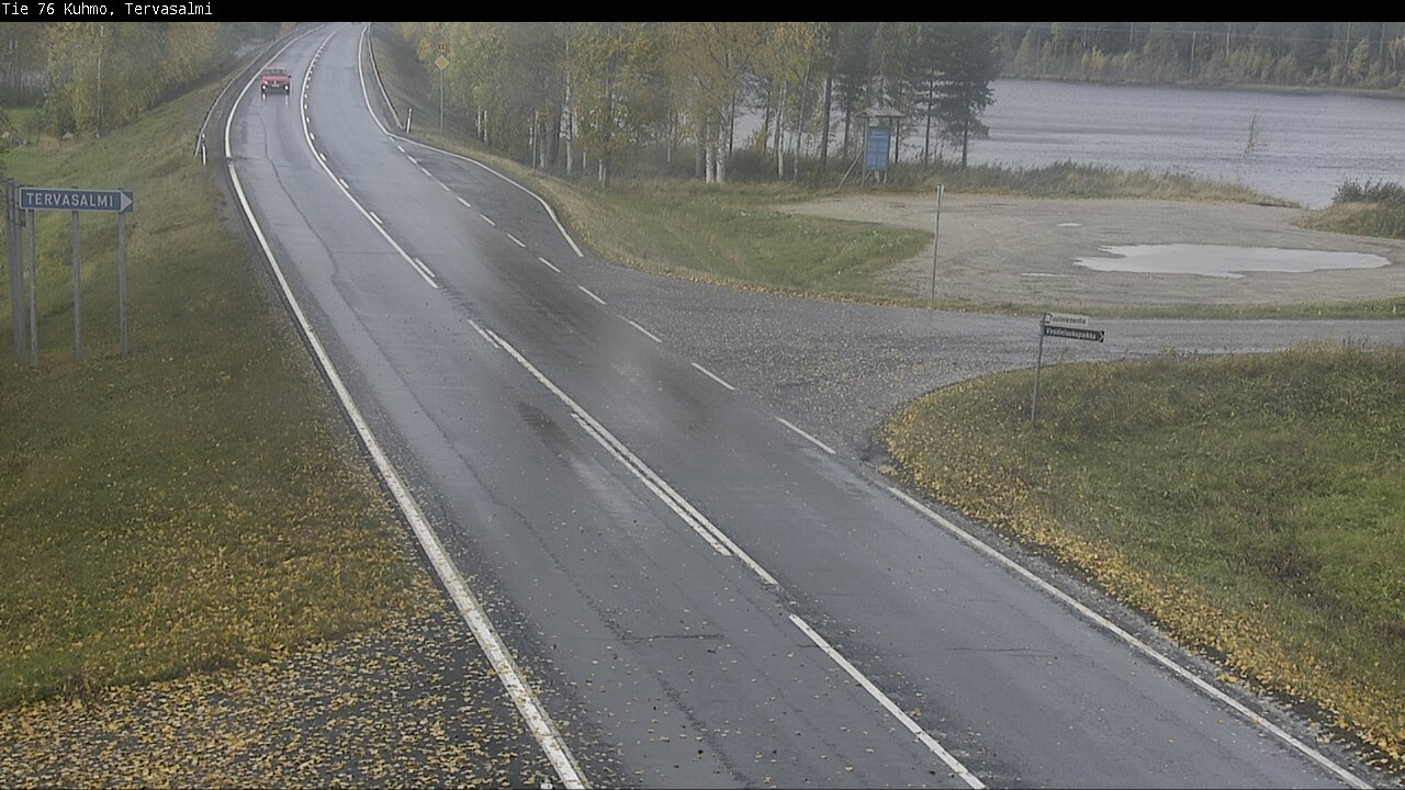 Weather Camera Image Väg 76 Kuhmo, Tervasalmi, Kuhmo, Kainuu