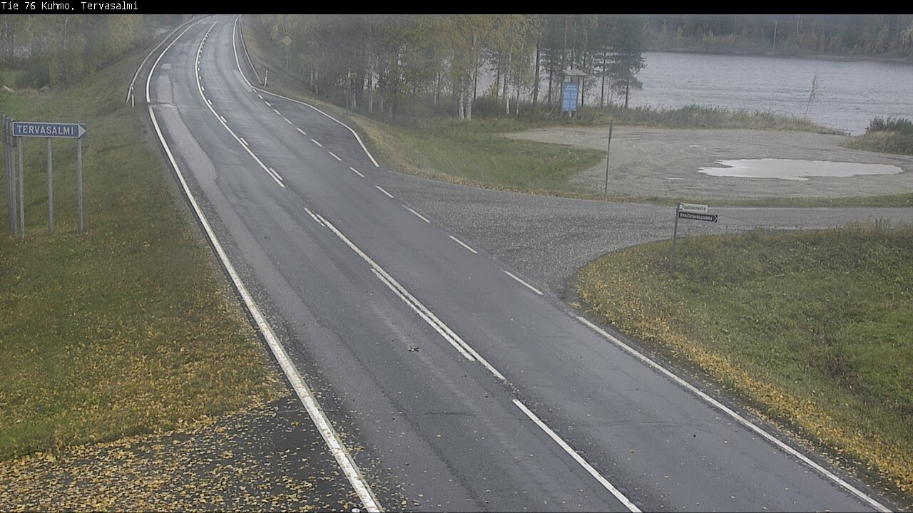 Weather Camera Image Väg 76 Kuhmo, Tervasalmi, Kuhmo, Kainuu
