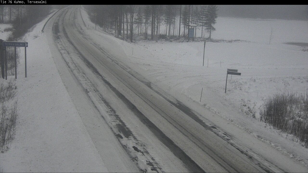 Weather Camera Image Road 76 Kuhmo, Tervasalmi, Kuhmo, Kainuu