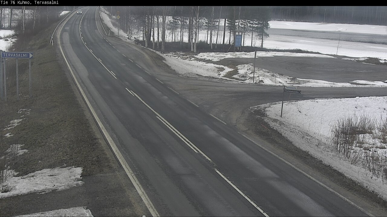 Weather Camera Image Väg 76 Kuhmo, Tervasalmi, Kuhmo, Kainuu