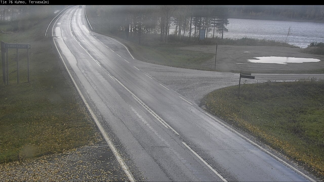 Weather Camera Image Väg 76 Kuhmo, Tervasalmi, Kuhmo, Kainuu