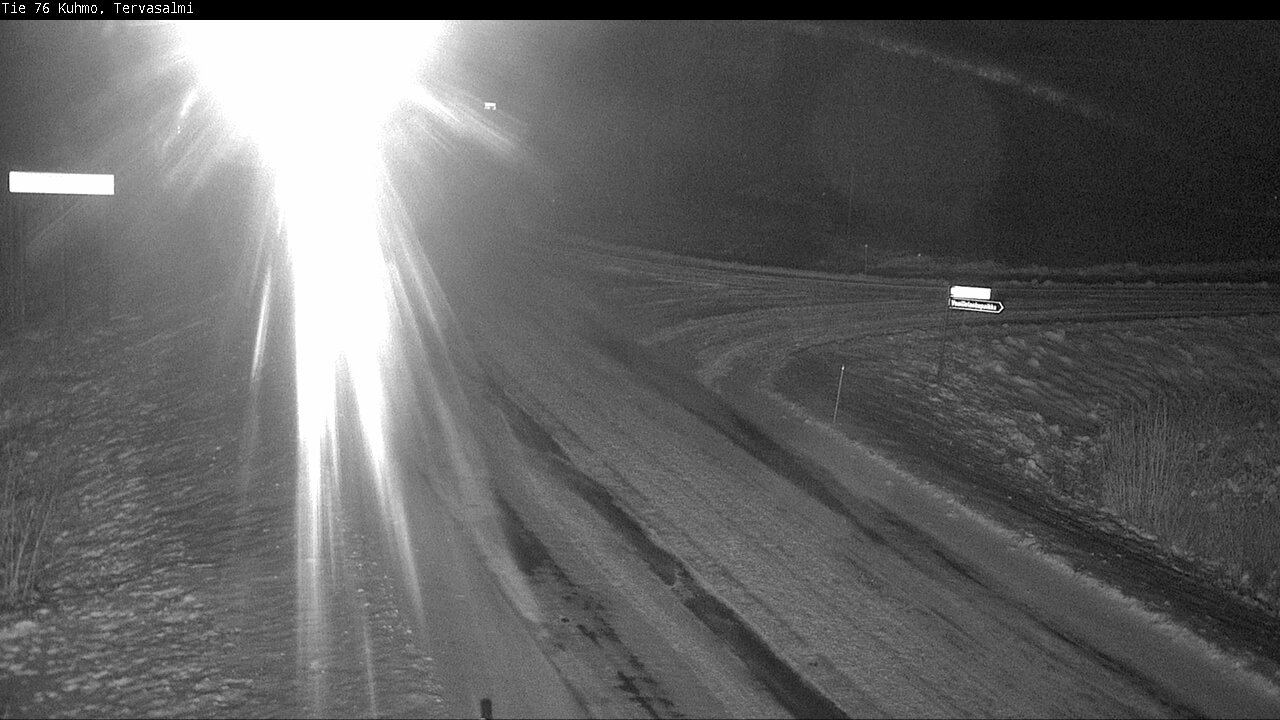 Weather Camera Image Road 76 Kuhmo, Tervasalmi, Kuhmo, Kainuu