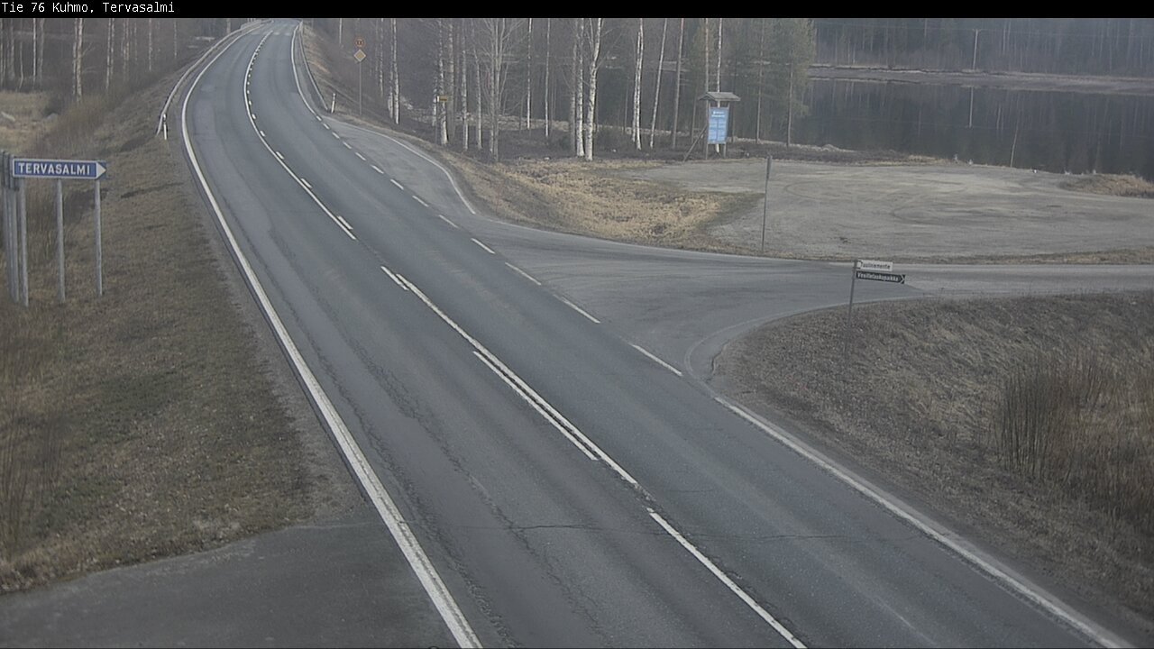 Weather Camera Image Road 76 Kuhmo, Tervasalmi, Kuhmo, Kainuu