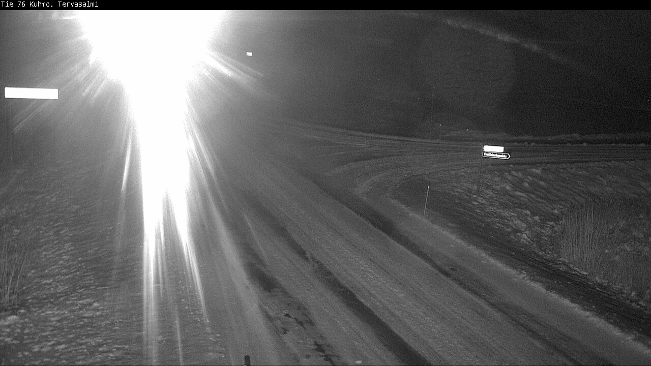 Weather Camera Image Road 76 Kuhmo, Tervasalmi, Kuhmo, Kainuu