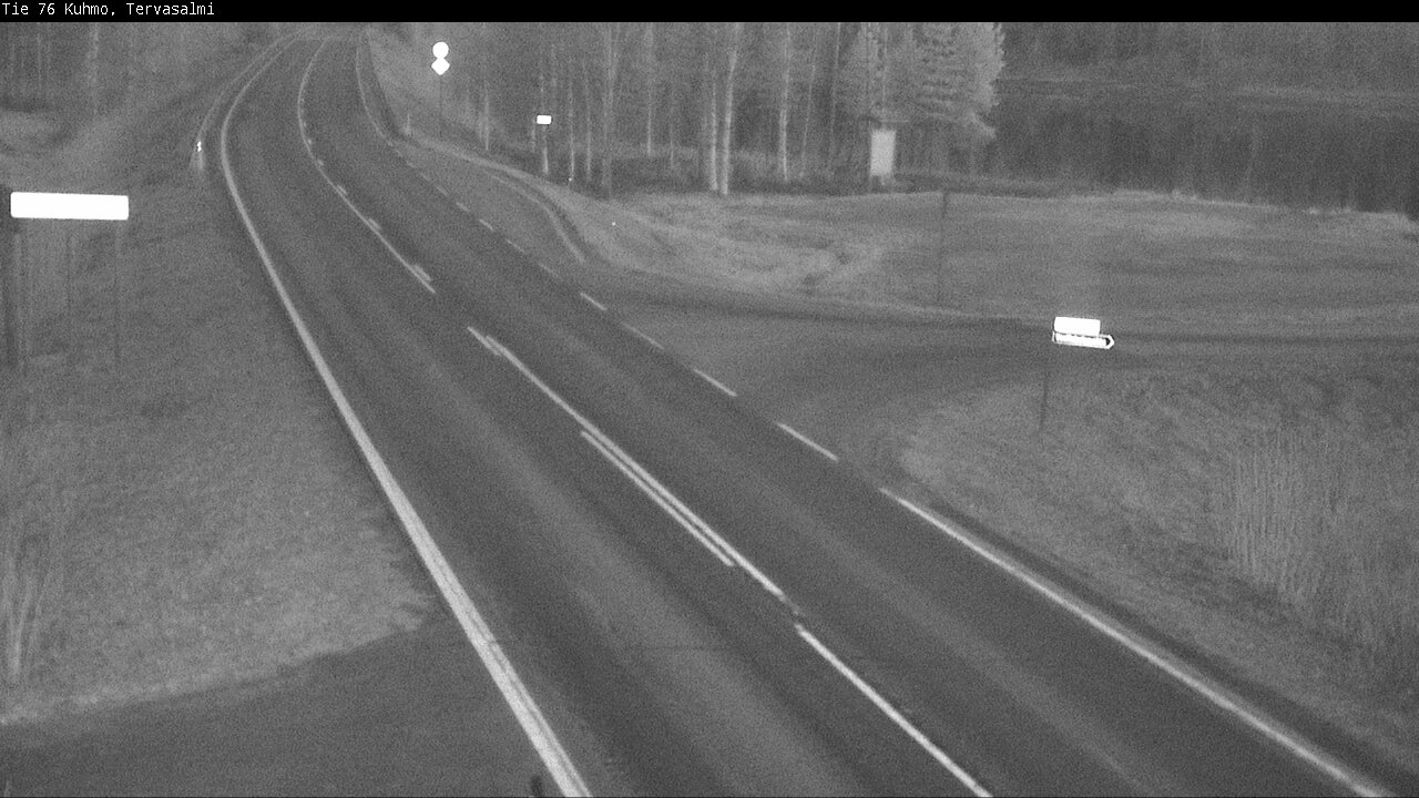 Weather Camera Image Road 76 Kuhmo, Tervasalmi, Kuhmo, Kainuu