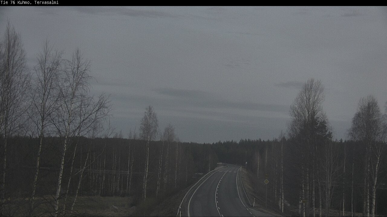 Weather Camera Image Road 76 Kuhmo, Tervasalmi, Kuhmo, Kainuu