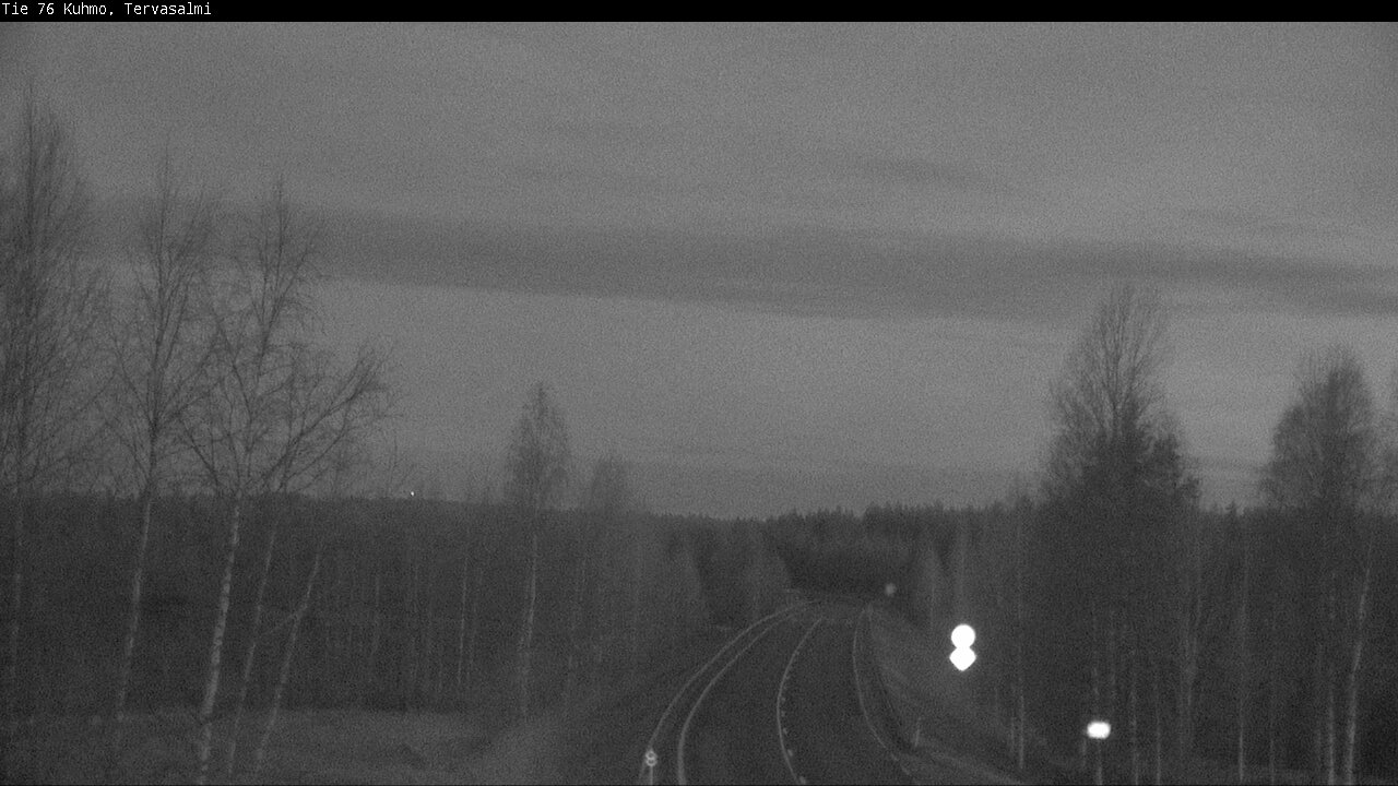 Weather Camera Image Road 76 Kuhmo, Tervasalmi, Kuhmo, Kainuu