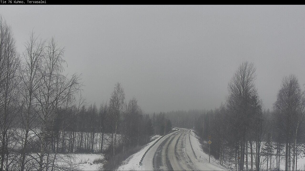 Weather Camera Image Road 76 Kuhmo, Tervasalmi, Kuhmo, Kainuu