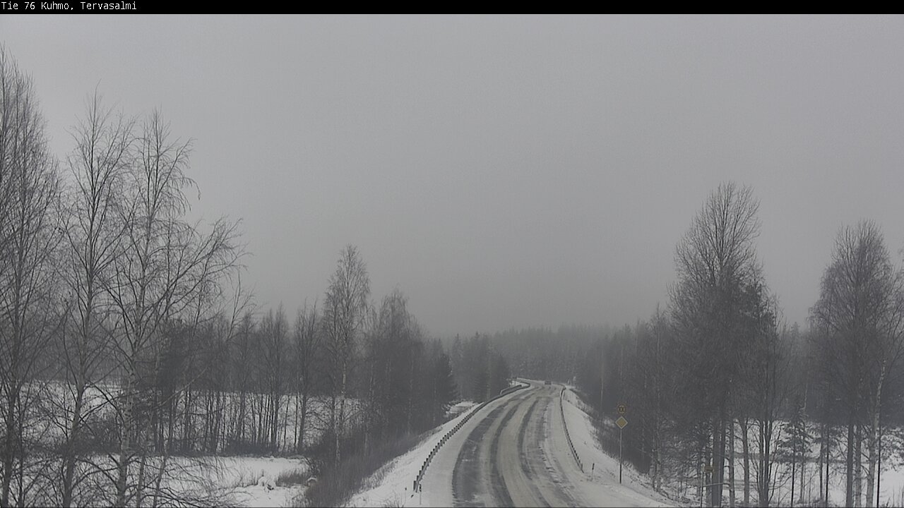 Weather Camera Image Road 76 Kuhmo, Tervasalmi, Kuhmo, Kainuu