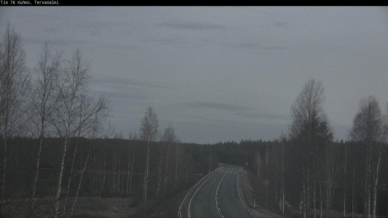 Weather Camera Image Road 76 Kuhmo, Tervasalmi, Kuhmo, Kainuu