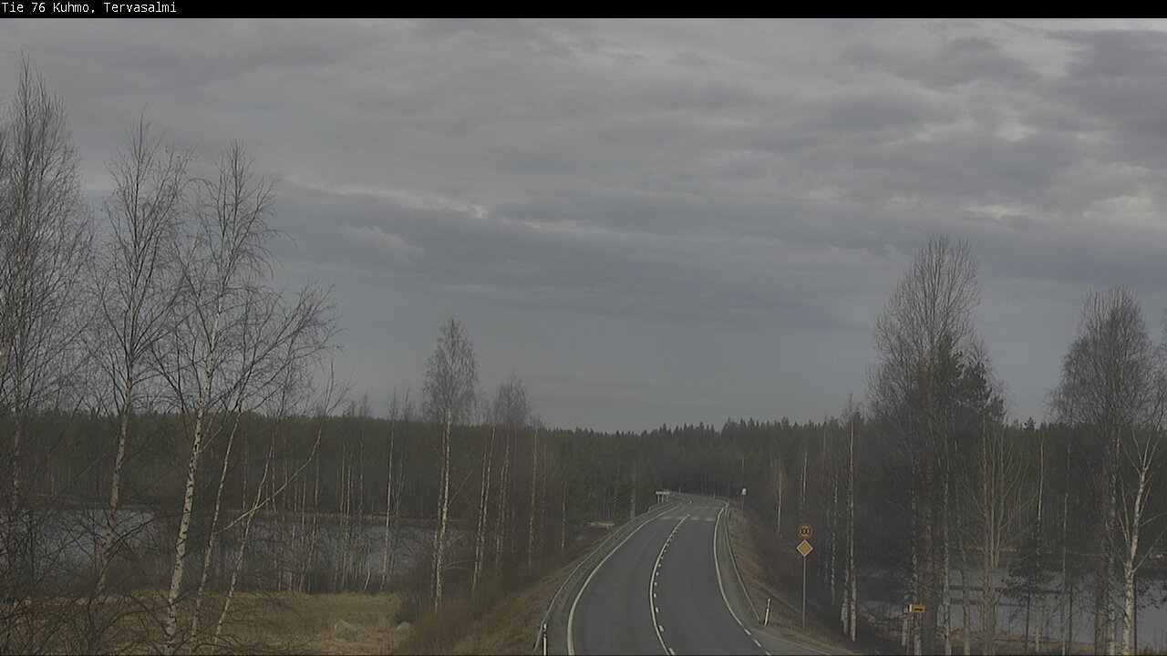 Weather Camera Image Väg 76 Kuhmo, Tervasalmi, Kuhmo, Kainuu