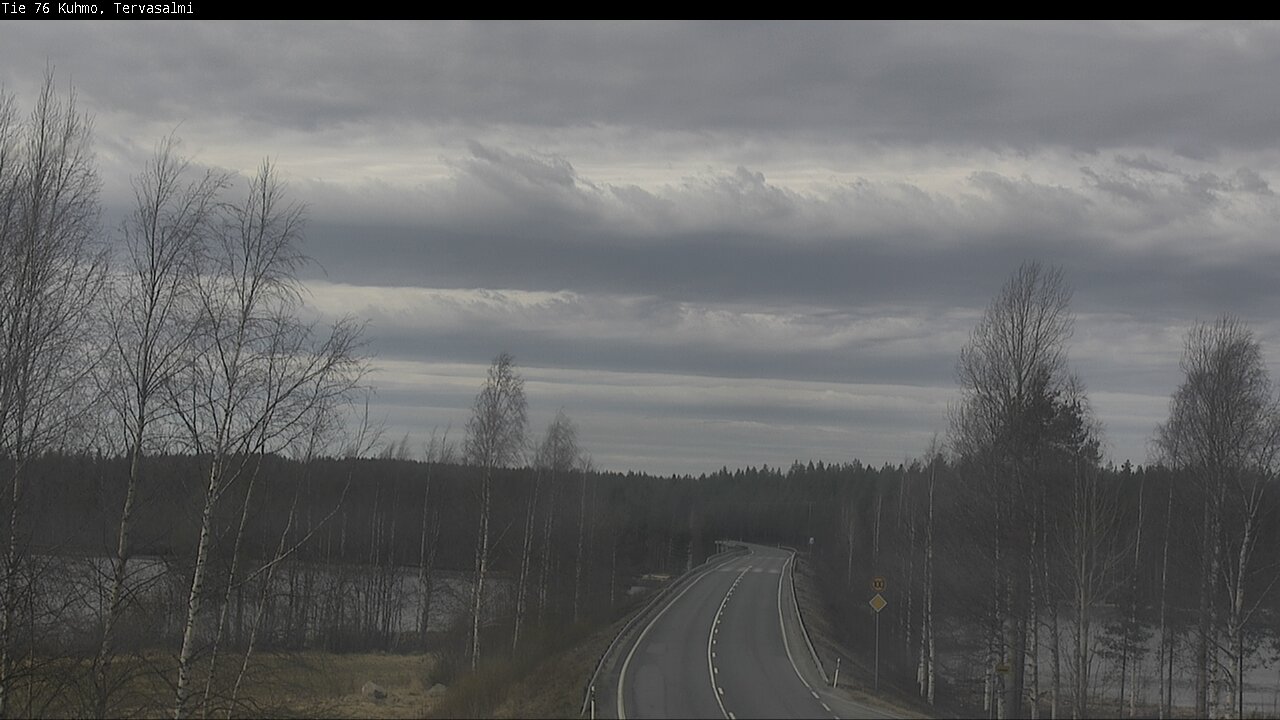 Weather Camera Image Väg 76 Kuhmo, Tervasalmi, Kuhmo, Kainuu