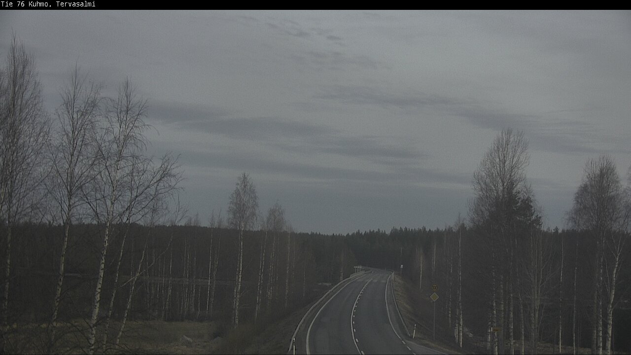 Weather Camera Image Road 76 Kuhmo, Tervasalmi, Kuhmo, Kainuu