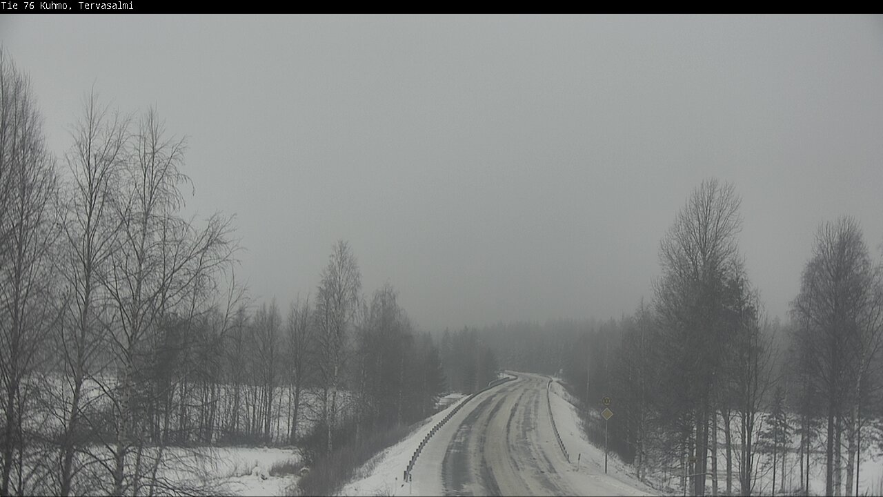 Weather Camera Image Road 76 Kuhmo, Tervasalmi, Kuhmo, Kainuu