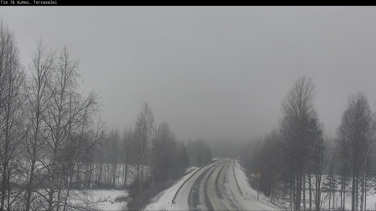Weather Camera Image Road 76 Kuhmo, Tervasalmi, Kuhmo, Kainuu