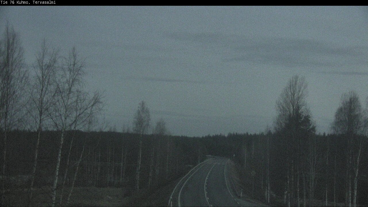 Weather Camera Image Road 76 Kuhmo, Tervasalmi, Kuhmo, Kainuu