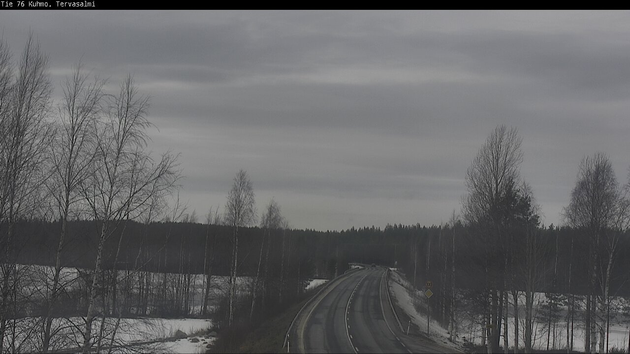 Weather Camera Image Road 76 Kuhmo, Tervasalmi, Kuhmo, Kainuu