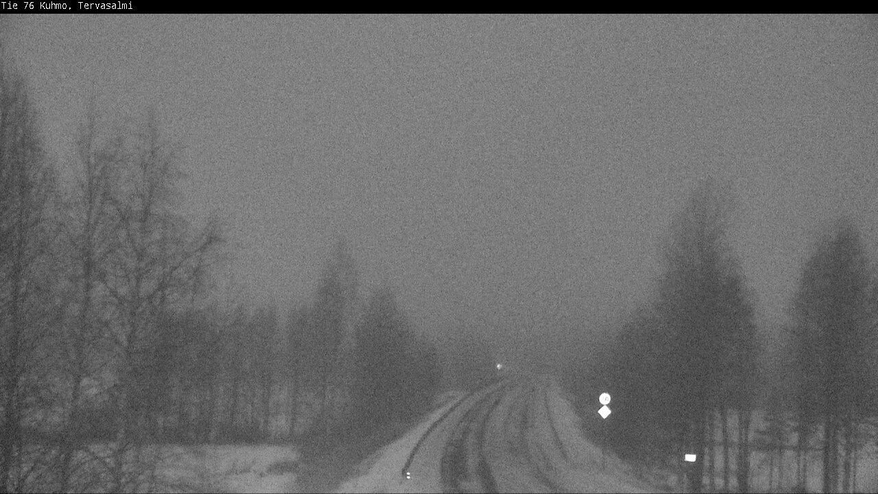 Weather Camera Image Road 76 Kuhmo, Tervasalmi, Kuhmo, Kainuu