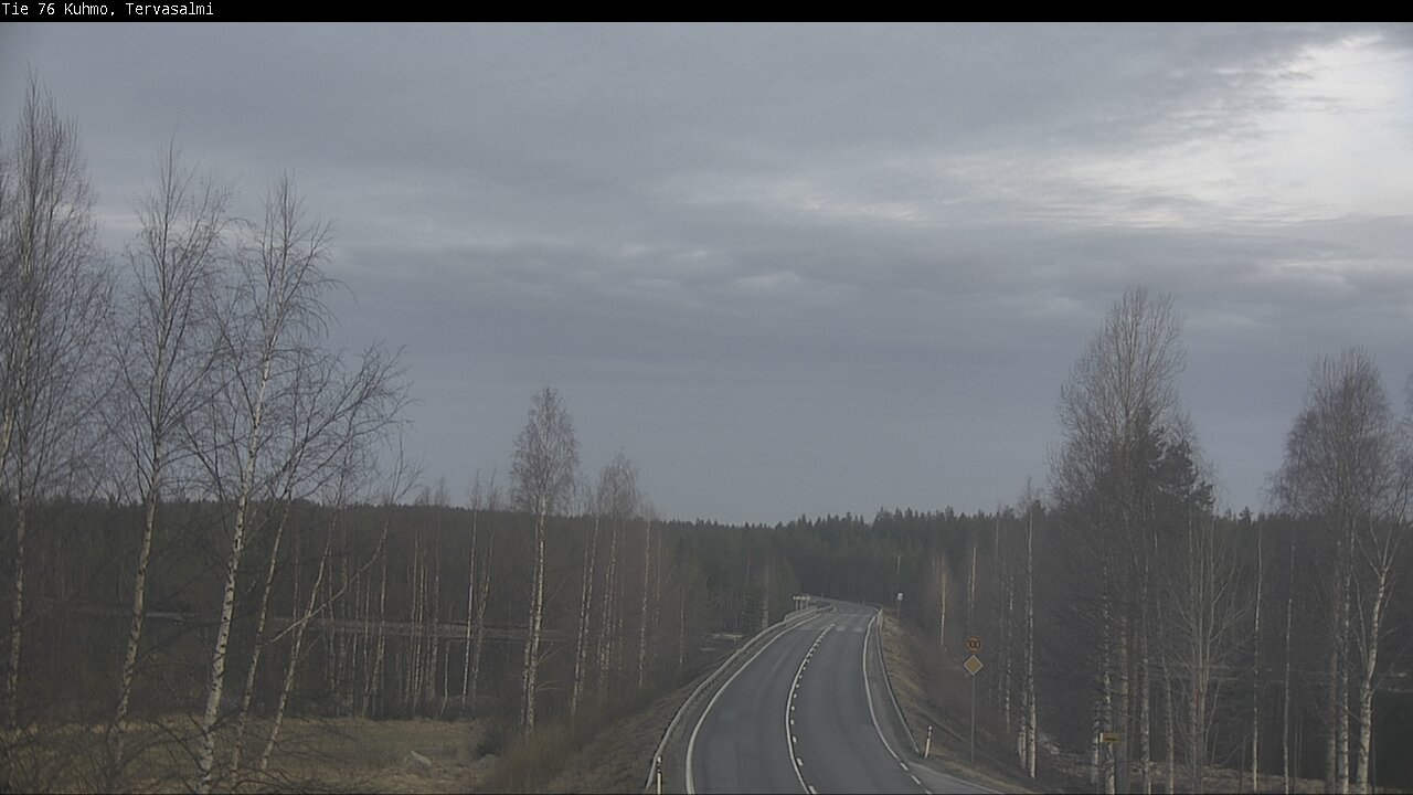 Weather Camera Image Road 76 Kuhmo, Tervasalmi, Kuhmo, Kainuu