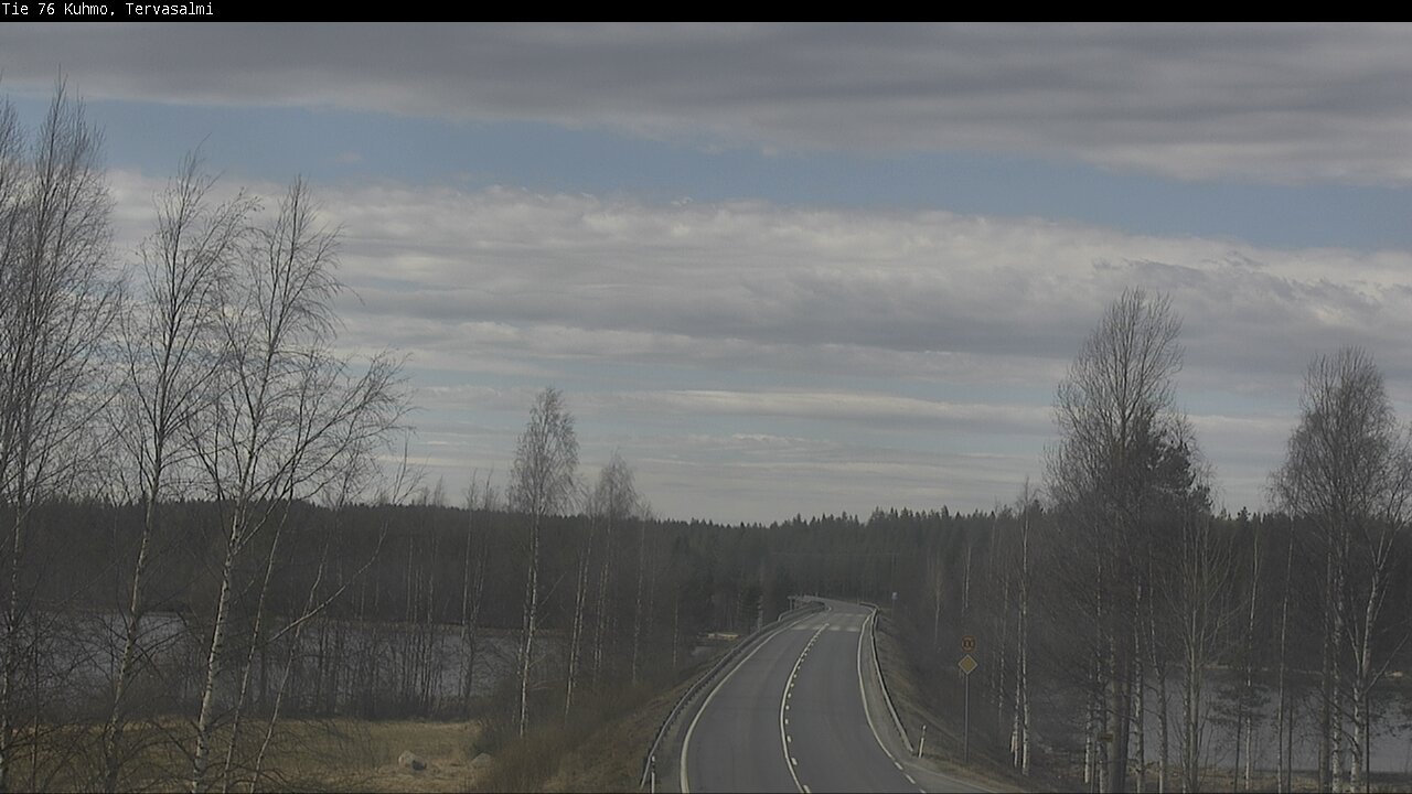 Weather Camera Image Väg 76 Kuhmo, Tervasalmi, Kuhmo, Kainuu
