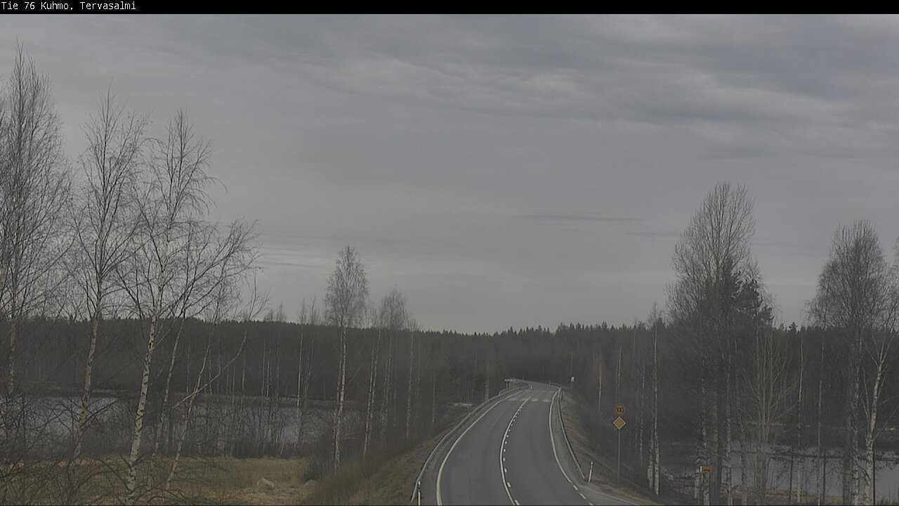 Weather Camera Image Väg 76 Kuhmo, Tervasalmi, Kuhmo, Kainuu