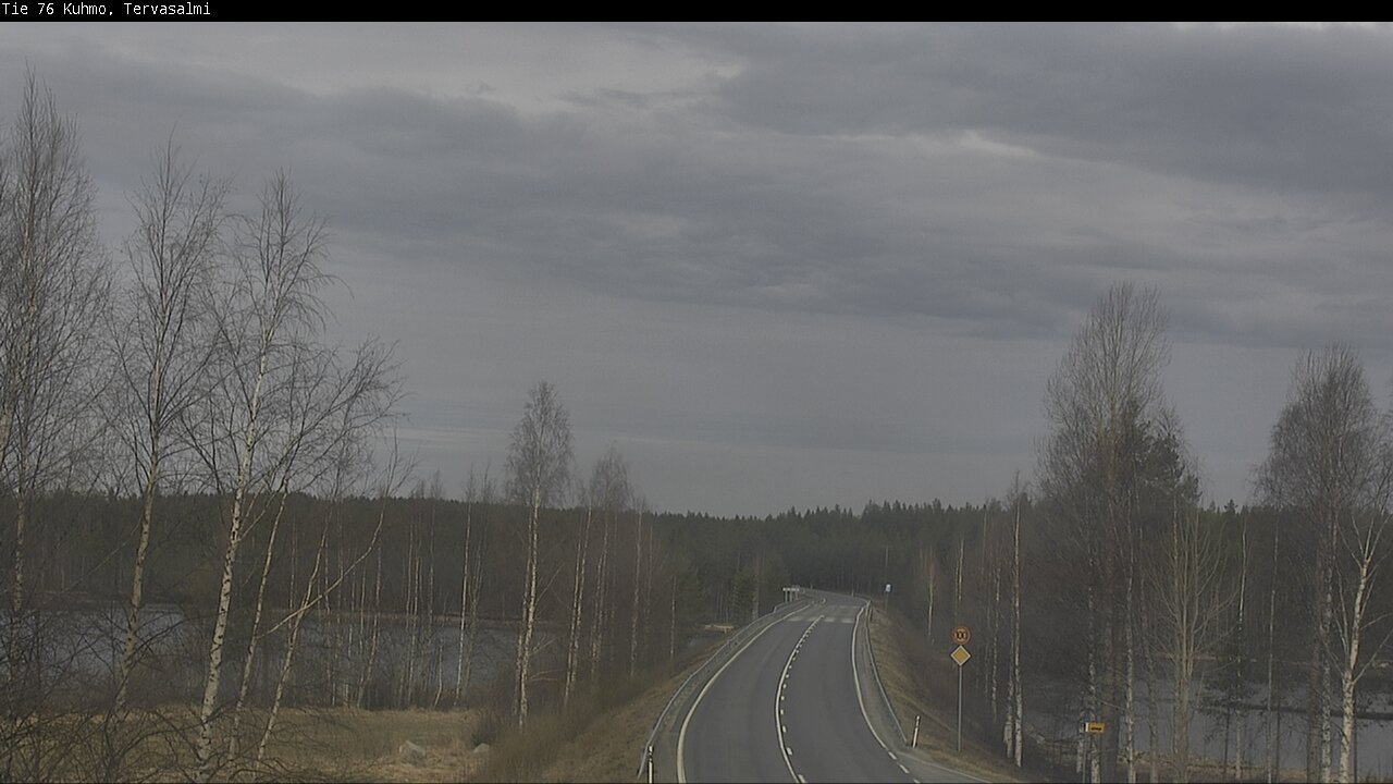 Weather Camera Image Väg 76 Kuhmo, Tervasalmi, Kuhmo, Kainuu