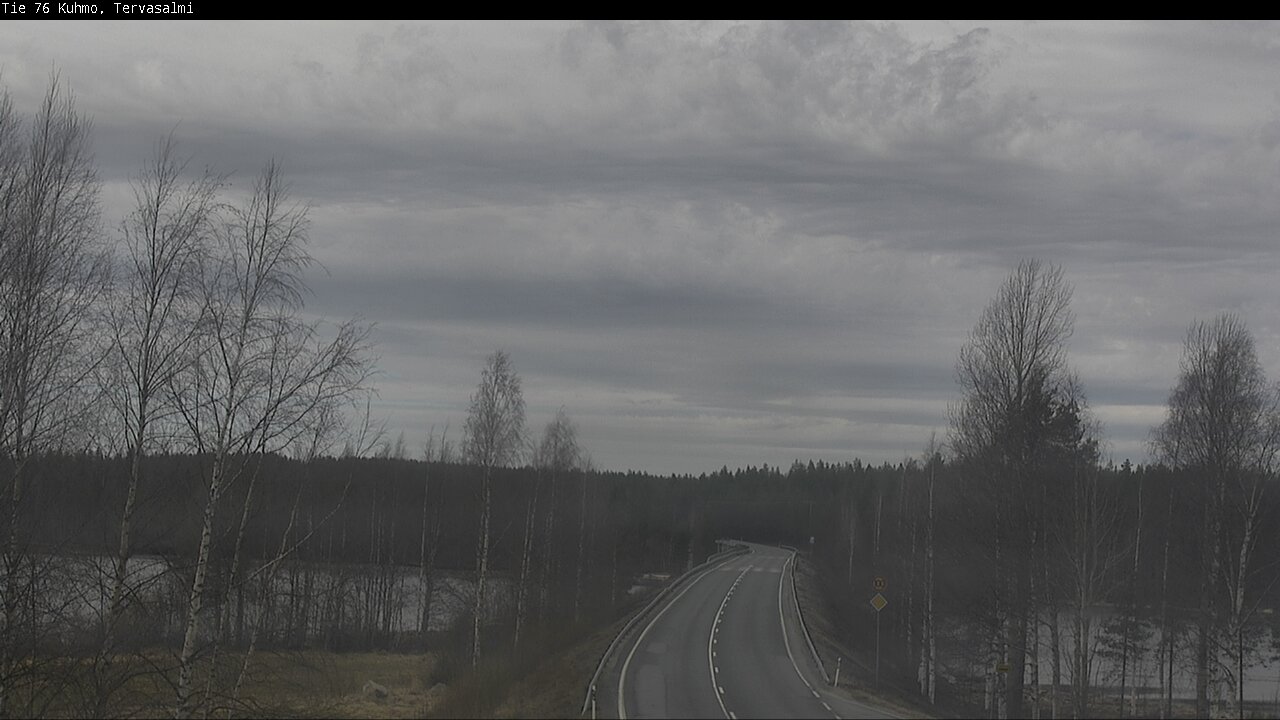 Weather Camera Image Väg 76 Kuhmo, Tervasalmi, Kuhmo, Kainuu