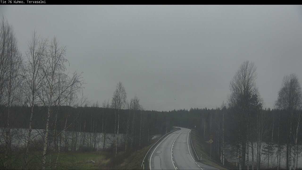 Weather Camera Image Road 76 Kuhmo, Tervasalmi, Kuhmo, Kainuu