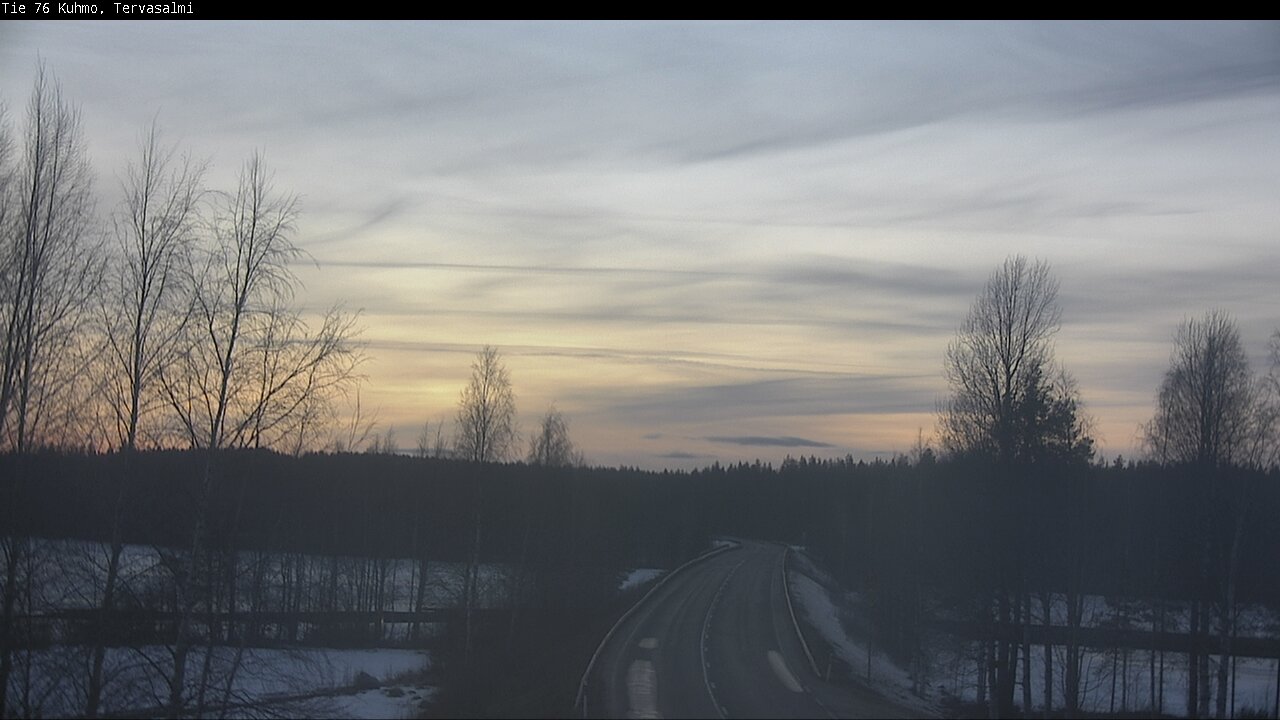 Kelikamerat Kuva Tie 76 Kuhmo, Tervasalmi, Kuhmo, Kainuu