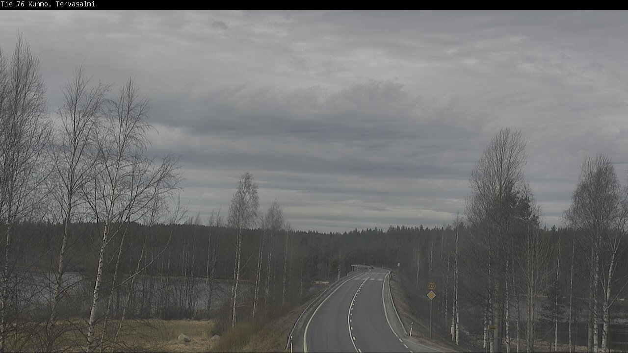 Weather Camera Image Väg 76 Kuhmo, Tervasalmi, Kuhmo, Kainuu